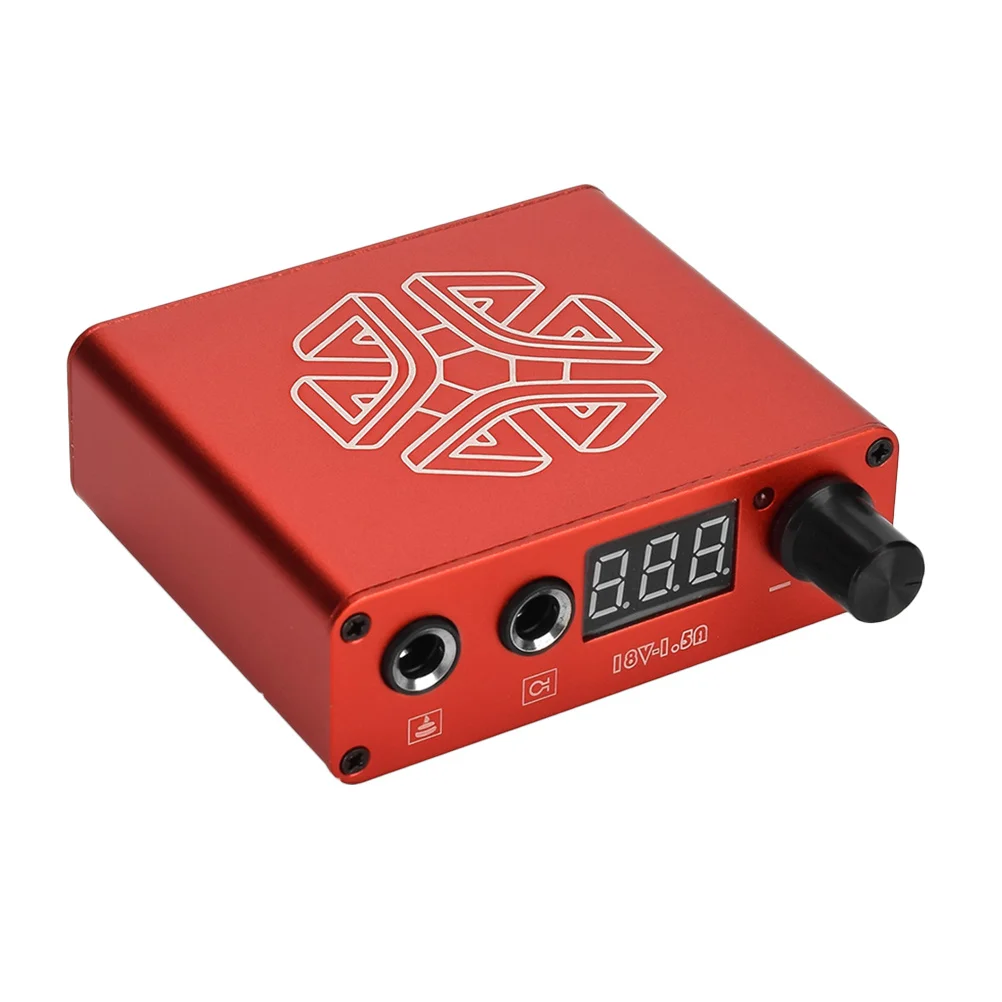 

Регулятор напряжения питания премиум-класса со светодиодным дисплеем, цифровой экран, корпус из алюминиевого сплава для тату-машины, выходной USB-порт Us