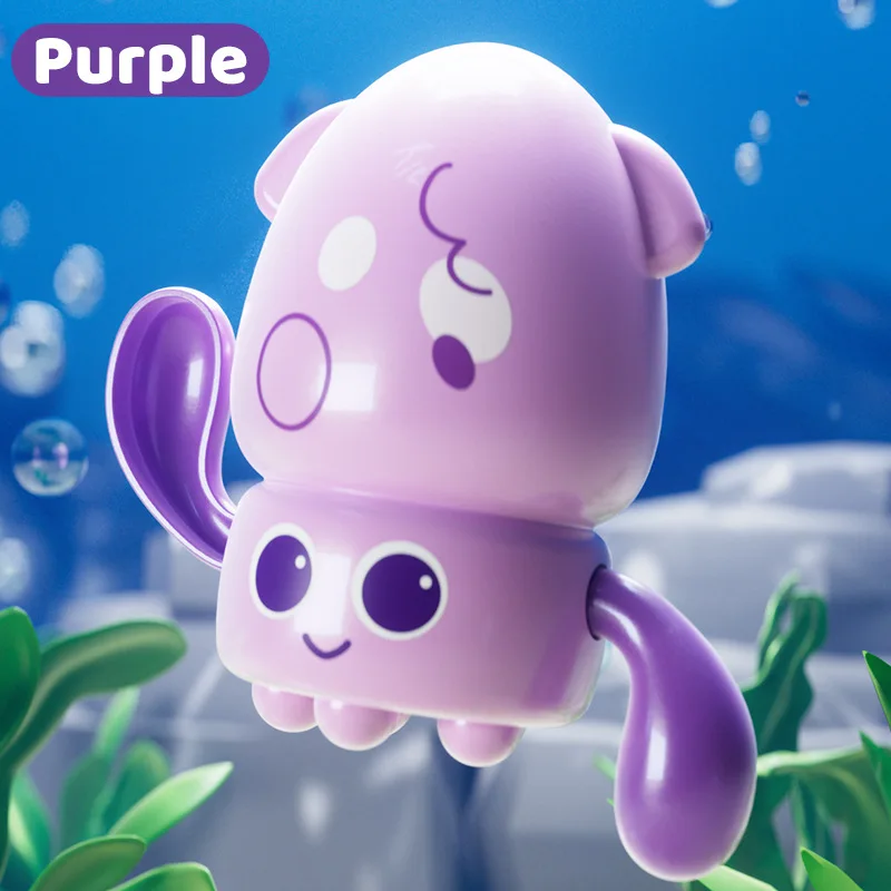 لطيف الأخطبوط حمام الطفل لعب طفل الاستحمام عقارب الساعة لطيف السباحة الأخطبوط بركة لعبة الشاطئ حمام سباحة الحمام لعبة للأطفال #1