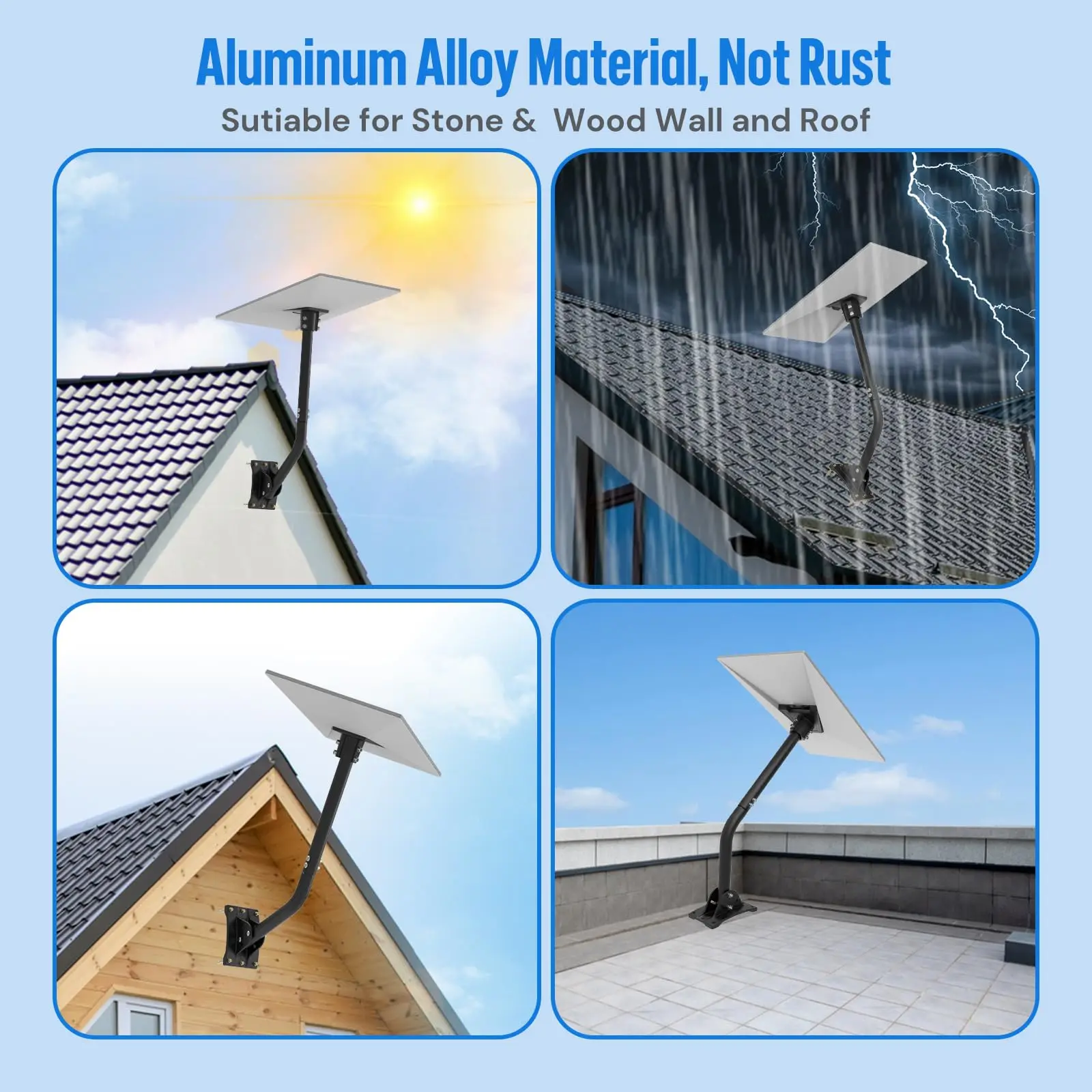 

Стандартная тарелка Starlink Gen3 V3, адаптер для труб для крепления на палку Starlink Gen 3, настенная подставка, круглый монтажный комплект, аксессуары