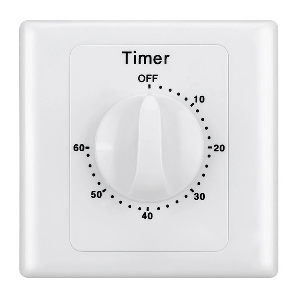 Mechanical Countdown Timer Switch for Efficient Appliance Control Perfect for Water Heaters Air Conditioners and More