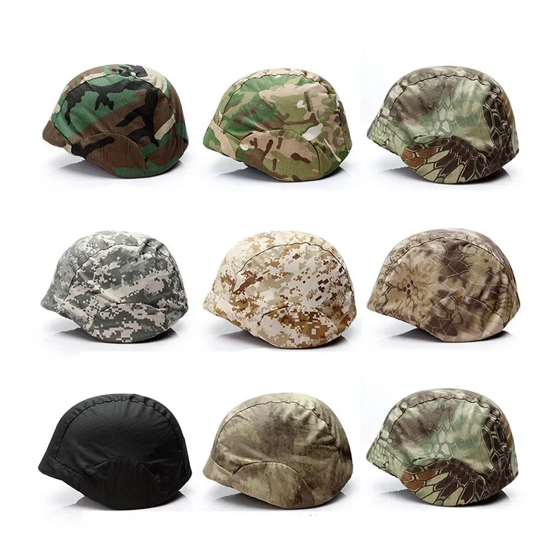 M88 High-Strength Military Helmet Cover Camouflage Paintball Tactical Airsoft Gear Multicam Hunting Cap Helmet Accessories