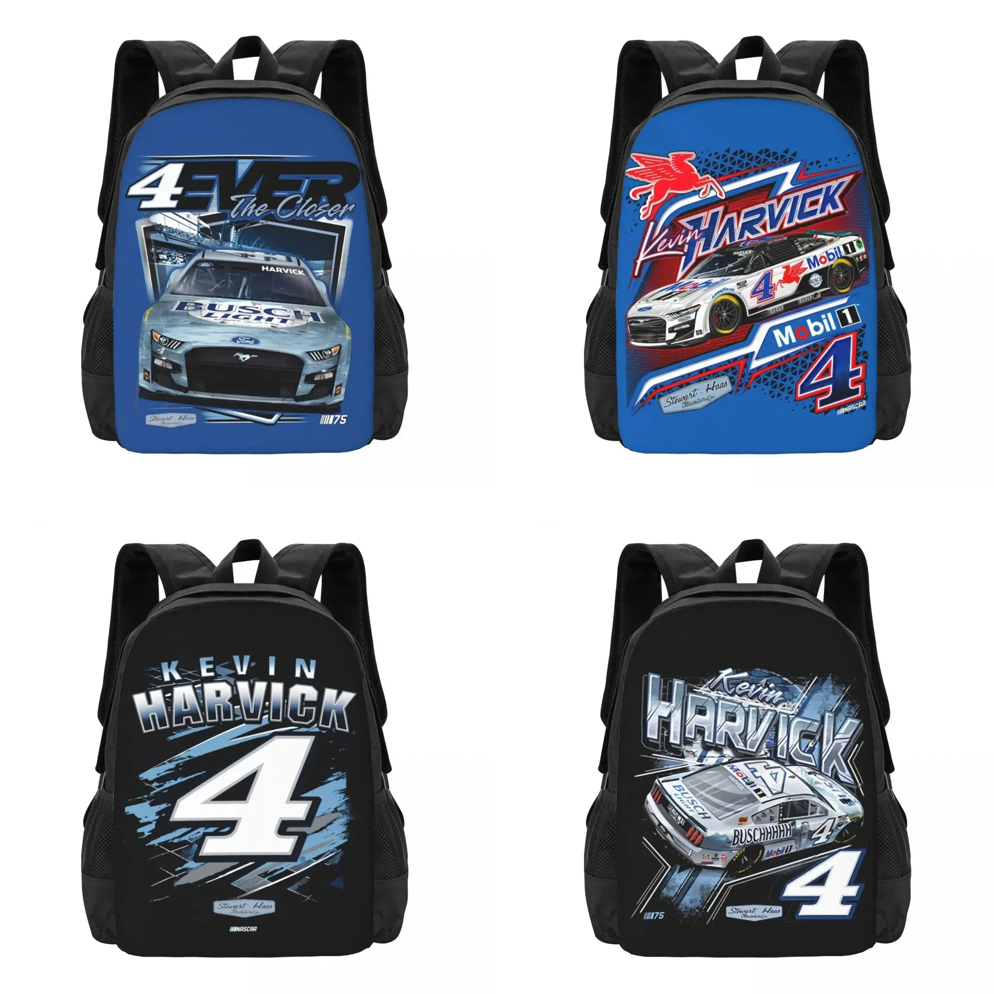 

Kevin Harvick 4 Travel Laptop Backpack, Business College School Computer Bag Gift for Men & Women