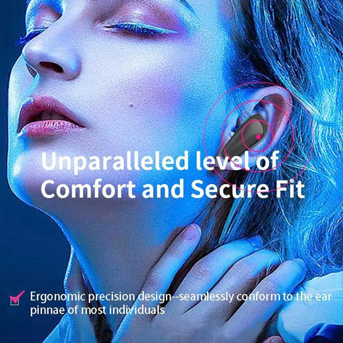 AC247★♠◐B28 Two-Way Language Translator Earbuds Real-Time Translation with ANC Supports 74 Languages & 70 Accents White