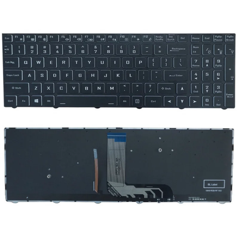 

LL+ New for Clevo NH57AF1 NH57DP NH58AC NH58AF1 NH58DCQ NH58DPQ US Backlit Keyboard