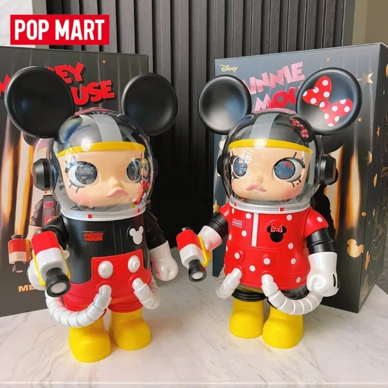 

POP MART Mega SPACE MOLLY 400% Disney Mickey and Minnie Series Anime Figure Collection Ornaments Mystery Gift Toys