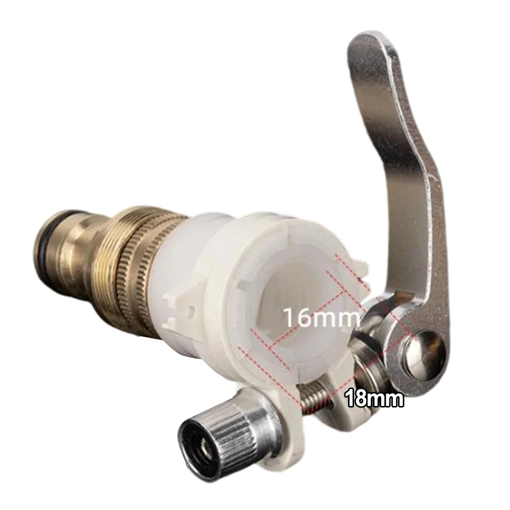 3-in-1 Quick Connect Faucet Adapter for Washing Machine Use with 16mm 18mm Round Faucets Leak Resistant Design
