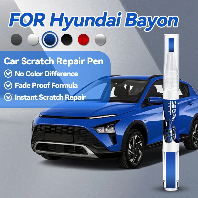 

Горячая новинка 2026: Автоаксессуары для Hyundai Bayon – Карандаш для ремонта краски, удаления царапин, DIY. Цвета: черный, белый, синий, серый.