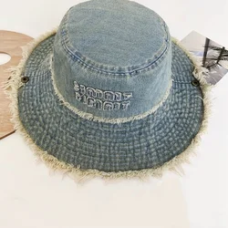 1pcs New personality furred cowboy fisherman hat for men and women spring and summer fashion sunblock hiking hat outdoor camping