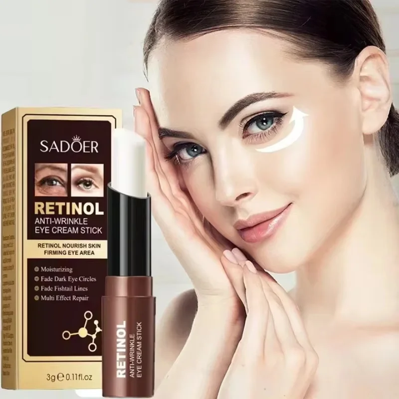 Retinol Anti-Falten Feuchtigkeitsspendende Augencreme Stick Entfernen Augenringe Verblassen Augenlinien Lifting Straffende Haut Nährende Augencreme