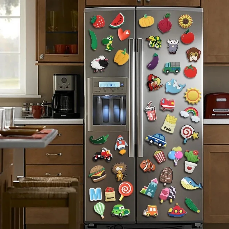 New Cartoon Fridge Magnets for Child Cute Animal Decorative Magnet for Refrigerator School Locker