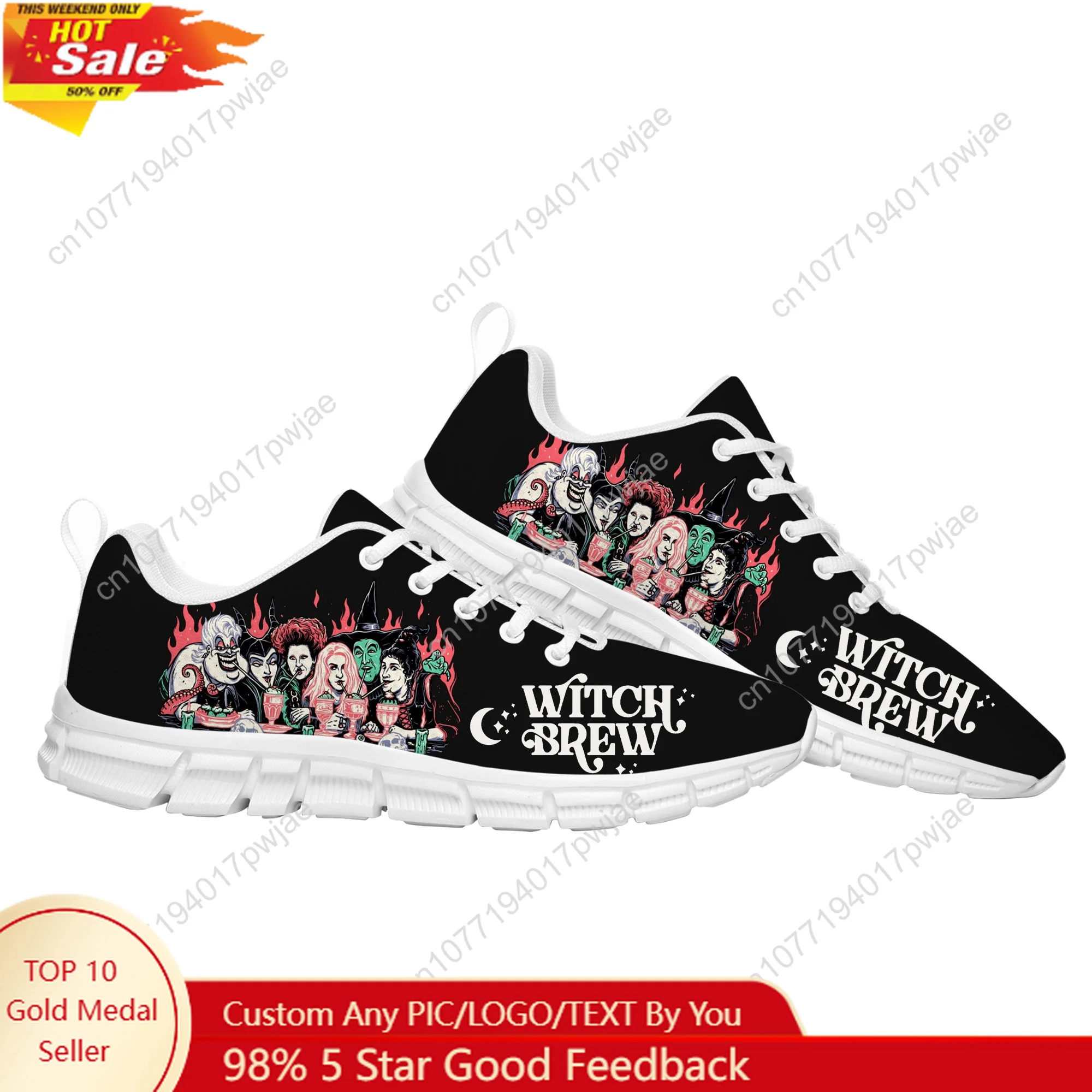Witches Brew Coffee Black Magic Sports Shoes Mens Womens Teenager Sneakers Lightweight Casual Hiking Sneaker Custom Built Shoe