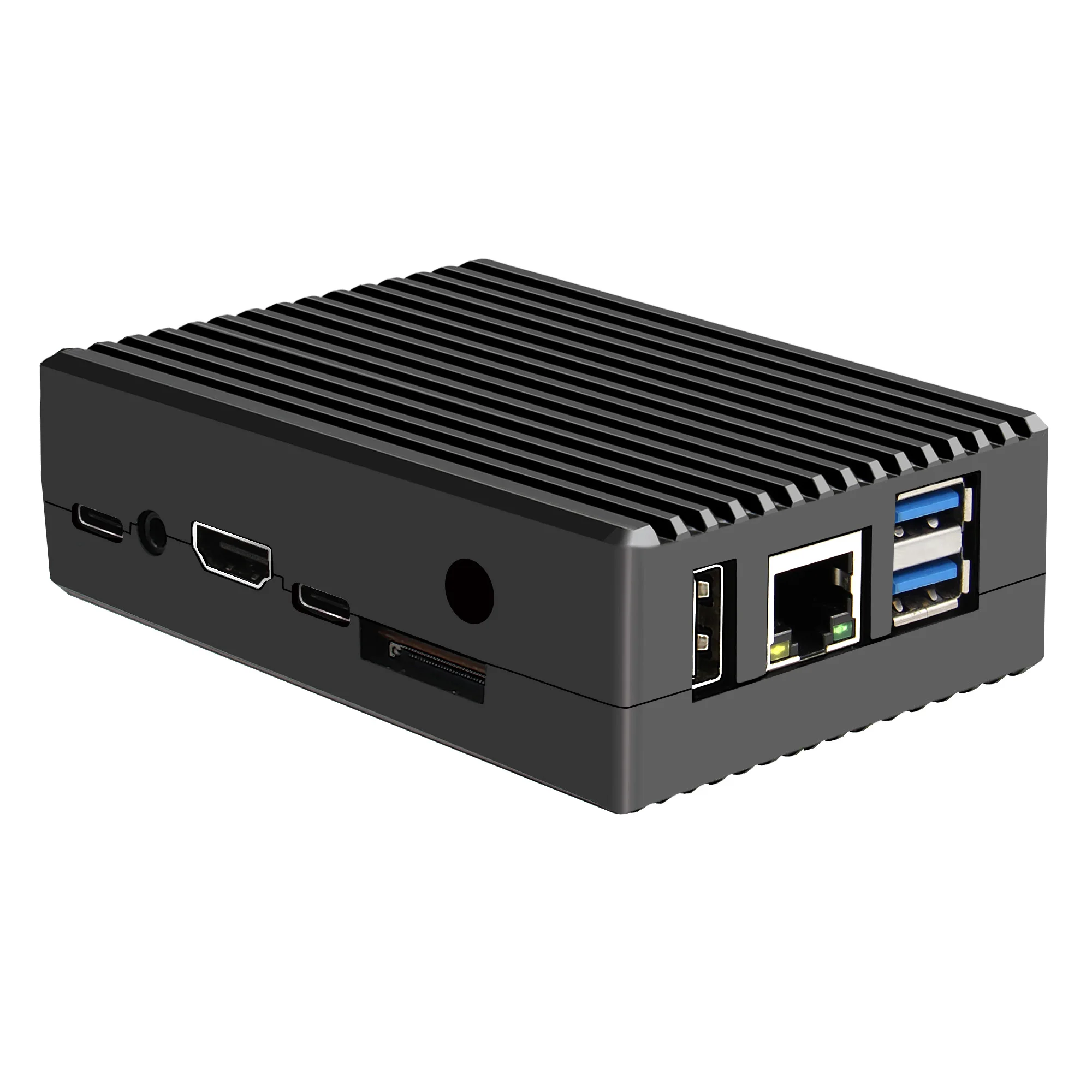 حافظة Geekworm Orange Pi 5/5B | علبة تبريد سلبي من الألومنيوم (N507)