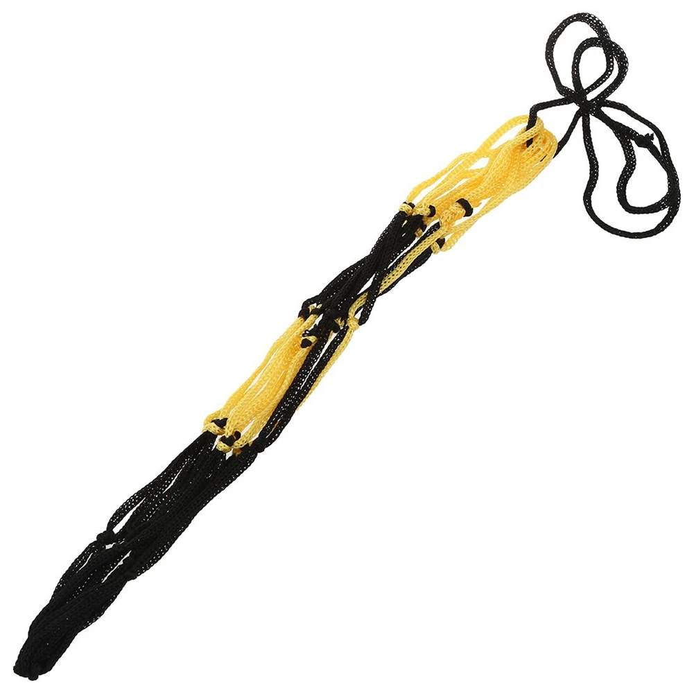 

Y49A-10PCS Nylon Net Bag Ball Carrier For 1 Volleyball Basketball Football Soccer