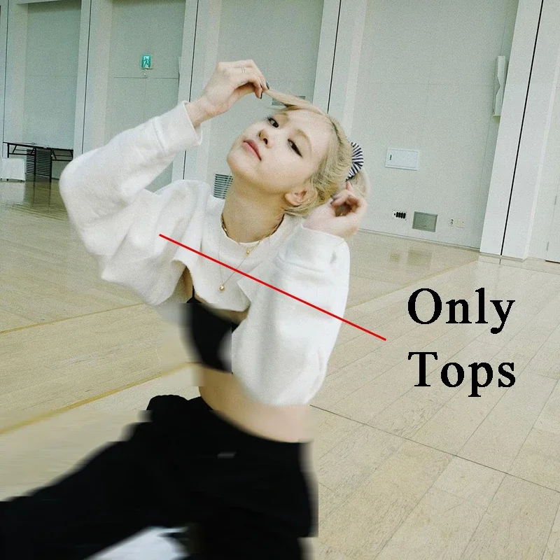 K-pop Outfit Frauen Hip-Hop Street Dance tragen Jazz Tänzer Outfit Bühnen kostüm koreanischen Stil Cheerleader Uniform Crop Tops jl3652