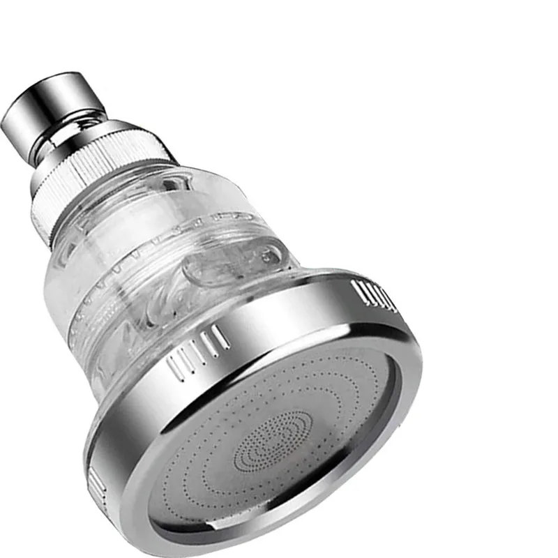 1pc מקלחת ראש האמריקאי סגנון הסתיר 3 אינץ מסנן זרבובית עליונה שלוש פונקציות Supercharged גשם קטן מרסס G1/2'