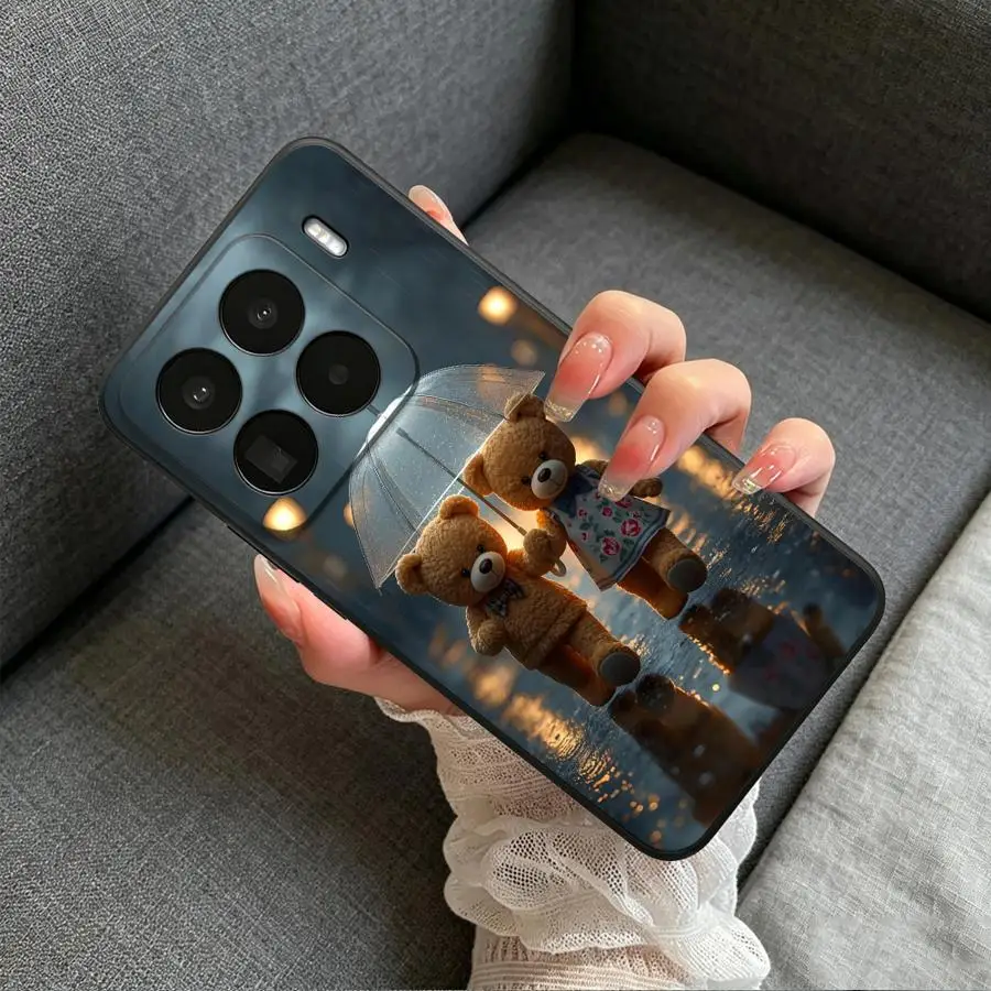 Bear Couple Umbrella Case for Xiaomi Poco X8 Pro Max F6 X3 F5 X5 M7 C85 X4 X7 F8 Ultra C71 F7 Phone Cover F4 view 6