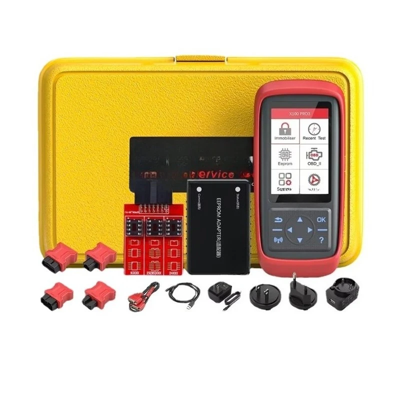 Key Programmer Car Diagnostics Tool Code Reader Lifetime Free Update XTOOL X100 Pro3 With EEPROM Adapter