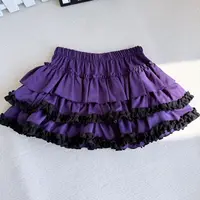 2025 nuevo Y2K chica picante subcultura Punk chica Anti exposición falda de media longitud estilo Harajuku tendencia pastel de calabaza Puff faldas cortas