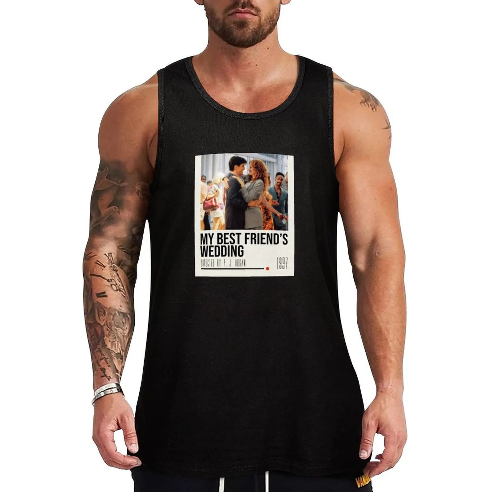 

My Best Friend's Wedding Movie Poster Tank Top bodybuilding man clothing men plain t-shirt men clothings
