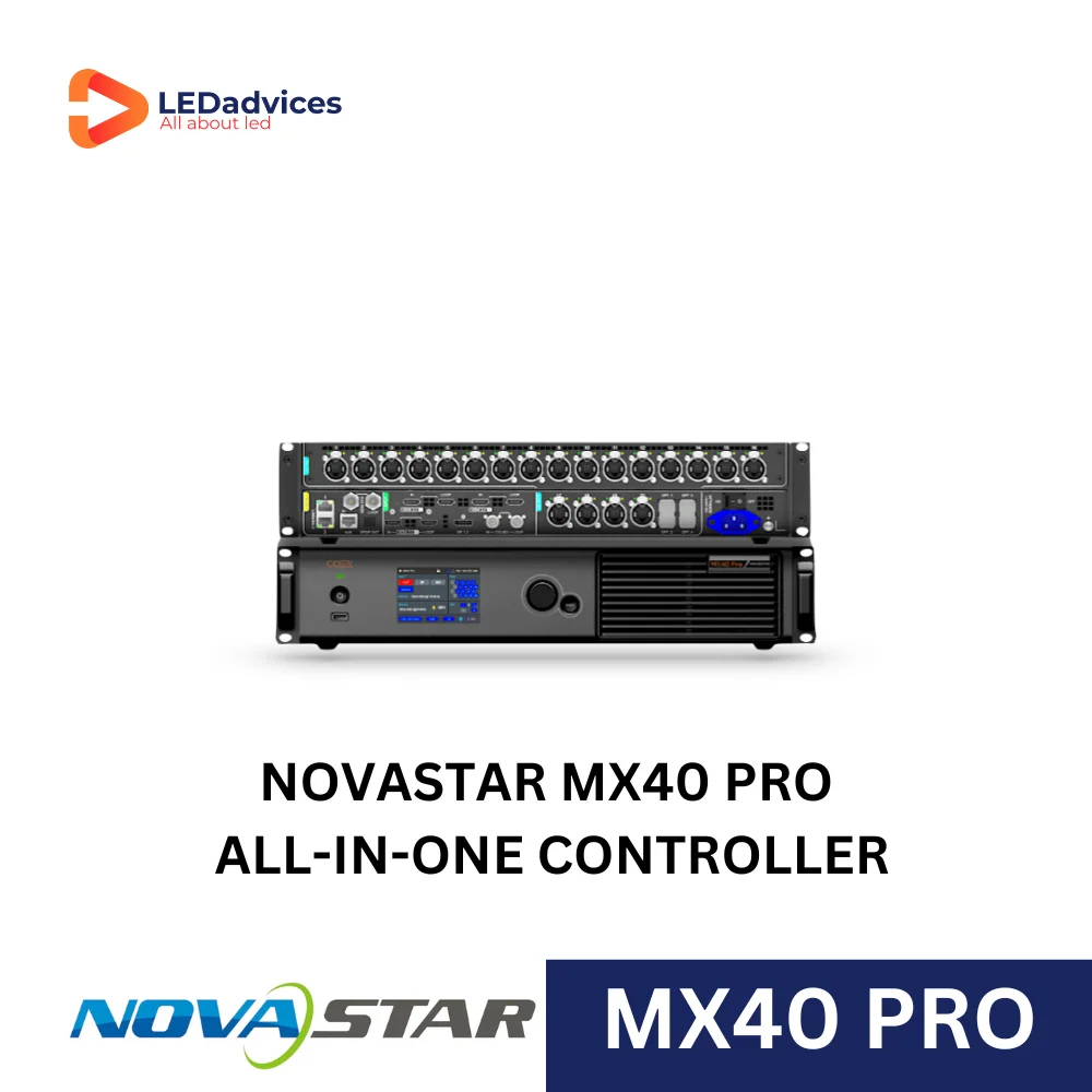 Novastar MX40 PRO 4K All-in-one LED Display Controller LED Video Processor Scaling 12G SDI Fiber Long Distance Color Arrangement