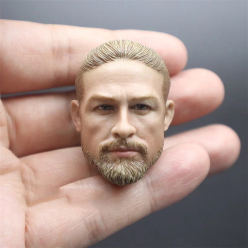 

1/6 Male Charlie Hunnam Lost City of Z Head Sculpture Carving For 12inch Action Figures DIY Collection