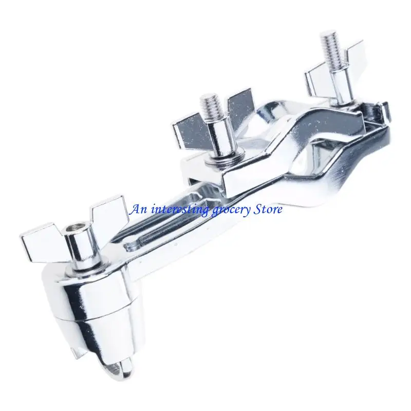 652D Cowbell Percussion Holder L-Rod Cowbell MountIng Bracket Clamp Easy Installation