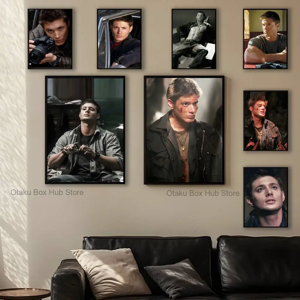 Dean Winchester S-Supernatural Poster Multi-Purpose Wall Art for Living Room Bedroom Office Hallway Bar Home Decor Gift
