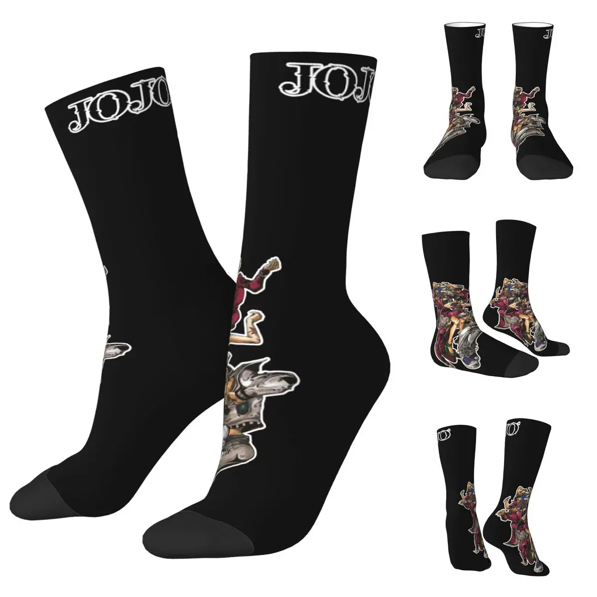 Jojo Bizarre Adventure Men and Women printing Socks,Windproof Applicable throughout the year Dressing Gift