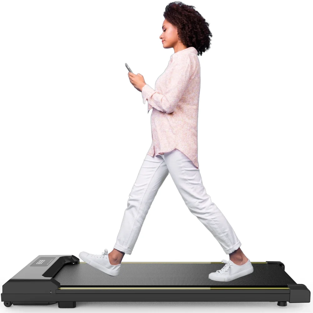 Walking Pad Treadmill Under Desk Treadmills for Home Office Compact Walk Pad with Remote Control