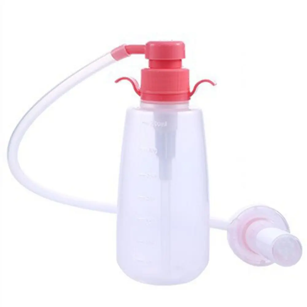 

350/500ml Bidet Spray Bottle Portable Confinement Private Parts Flushing Device Manual Operation Pulsed Flow