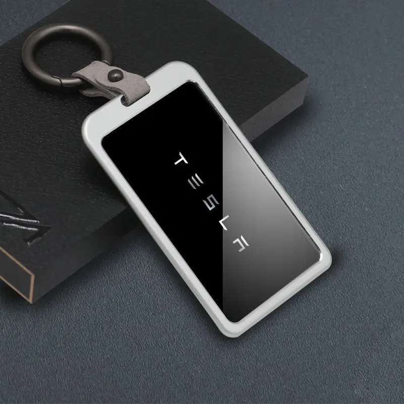 For Tesla Model 3 Model Y Key Case For Tesla Car Model3 Silicone Key Case Key Card Holder Protector Cover Card Holder