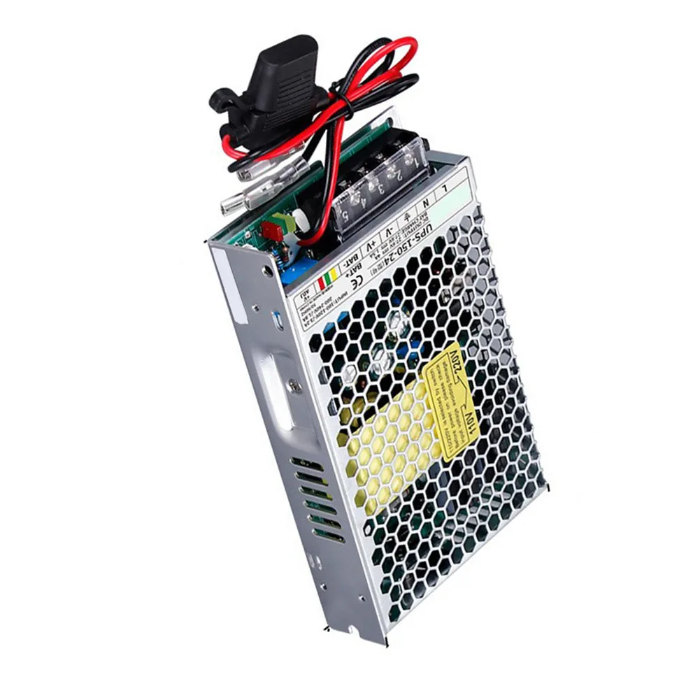 Uninterruptible Power Supply UPS High Voltage AC To DC Low Voltage Converters Aluminum Housing Switching Power Supplies 150W