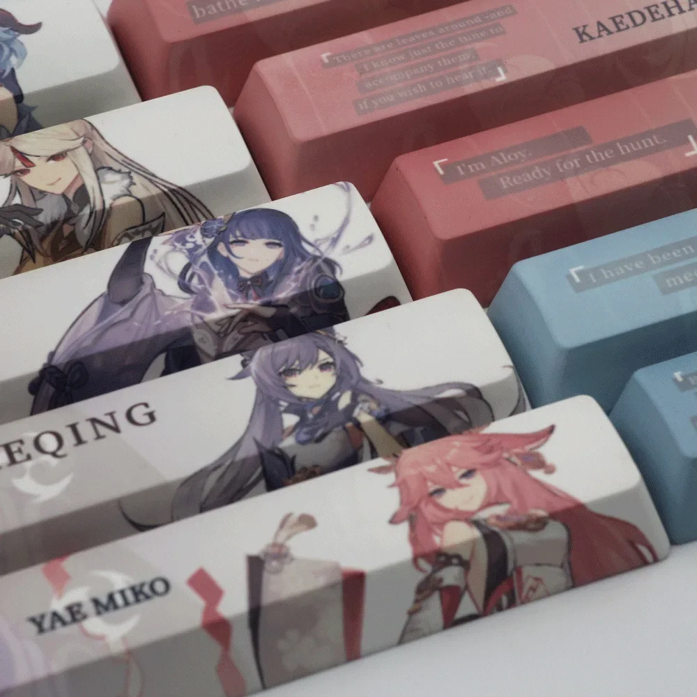 Genshin Impact Character Space Keypad PBT Keypad Mechanical Keyboard Game Customization