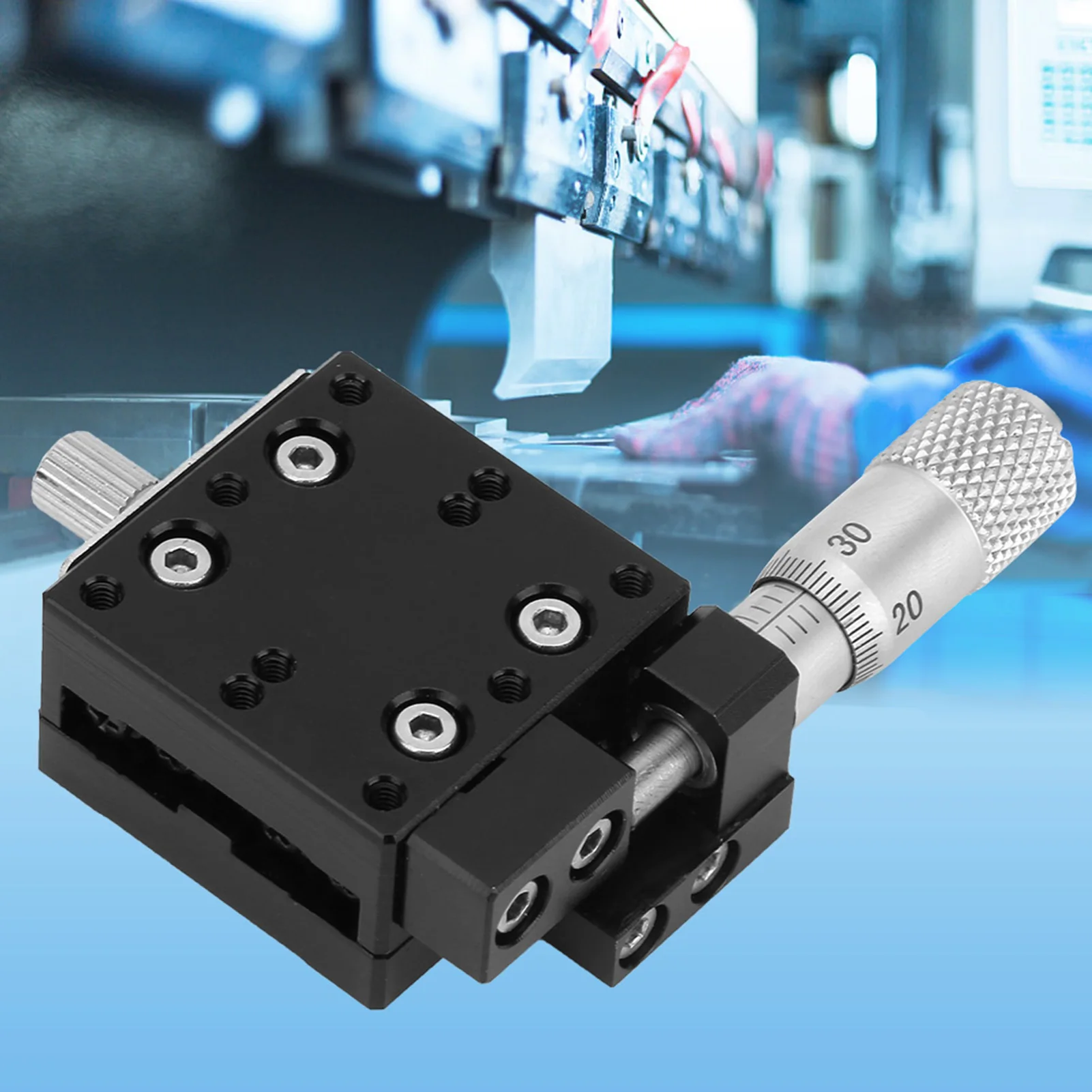 

FinE tuning Linear Stages X Micrometer Manual FinE tuning Roller Precision Linear Stages 25*25mm SEMX25-AS X Linear Stages