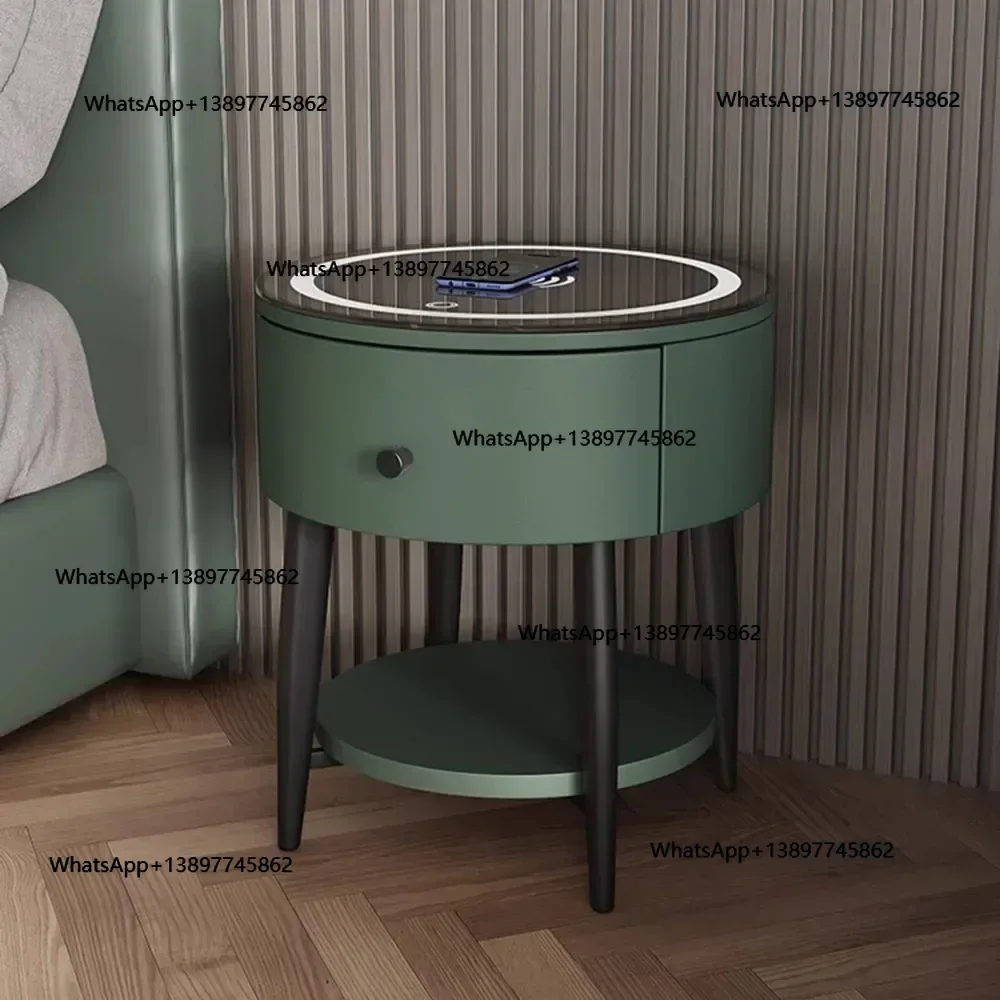 

Peiqi умные современные тумбочки минималистичный многофункциональный дизайн ящиков тумбочки беспроводное зарядное устройство диван украшение Nachttisch