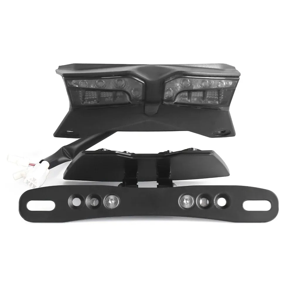 

Motorcycle Turn Signal Bracket, Plug And Play License Plate Holder, Compatible For Suzuki GSX-8S GSX-8R