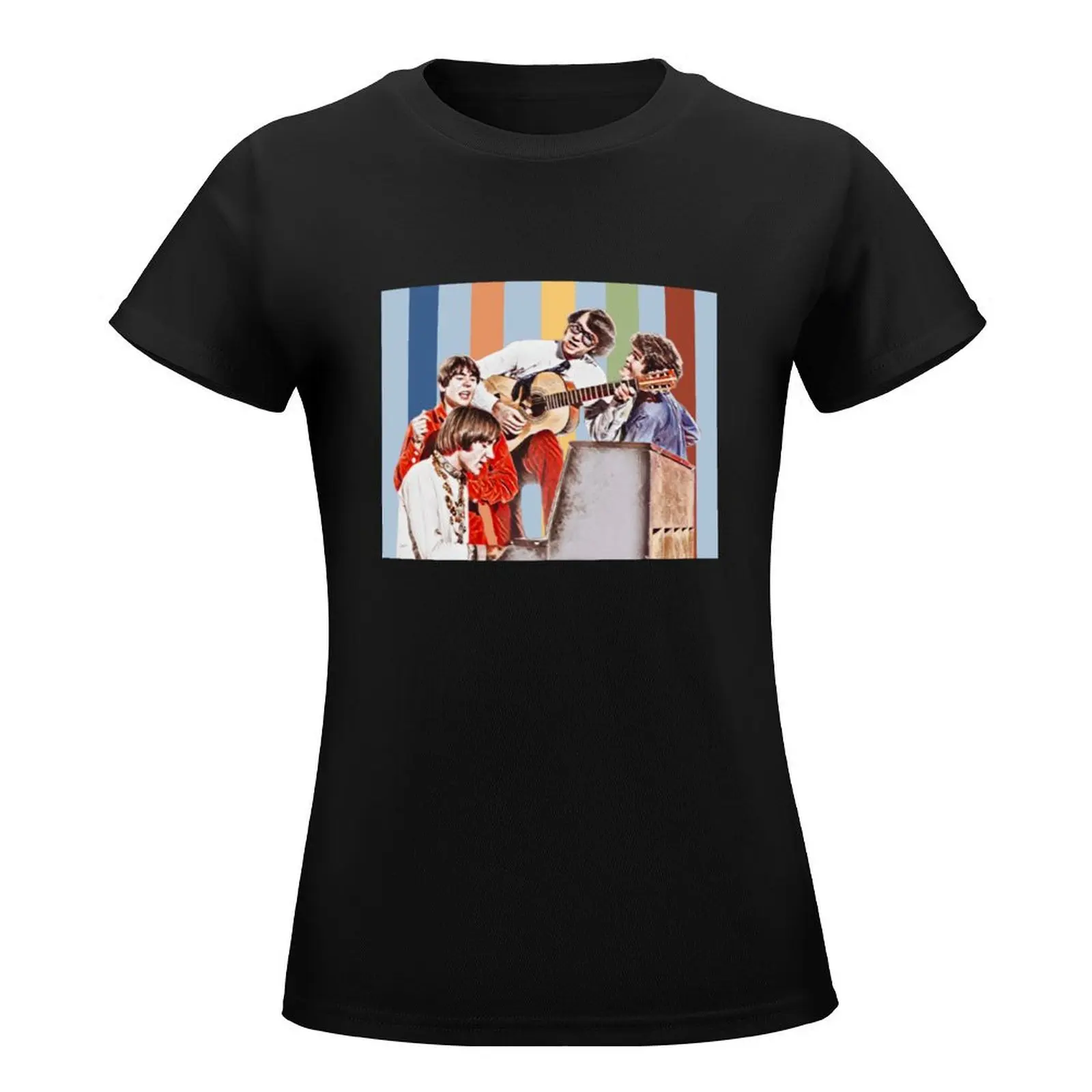 Monkees T-Shirt graphics shirts graphic tees korean fashion tees Women's clothing