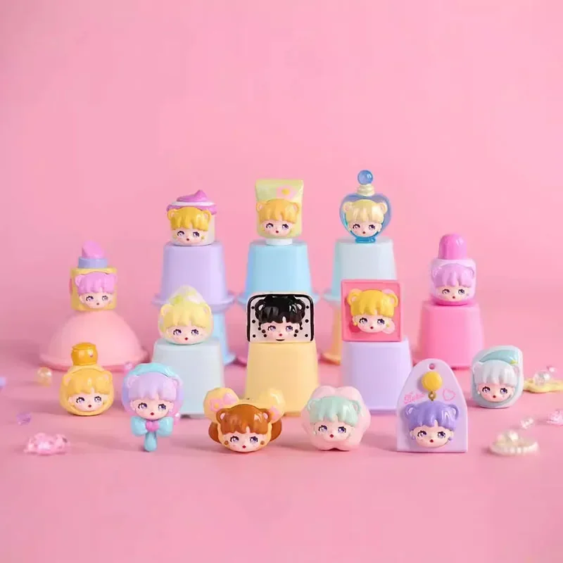 Homi Toys Beauty Theme Bobo Makeup Bag Series Mystery Box Guess Bag Toys Doll Cute Anime Figure Desktop Ornament Collection Gift