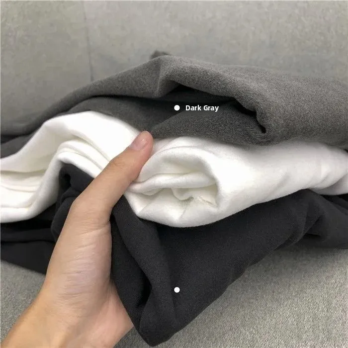 Double-Sided Fleece Long Sleeve T-Shirt Women's Thickened Fluffy  Color Loose Top for Autumn Winter Thermal Base Layer S...