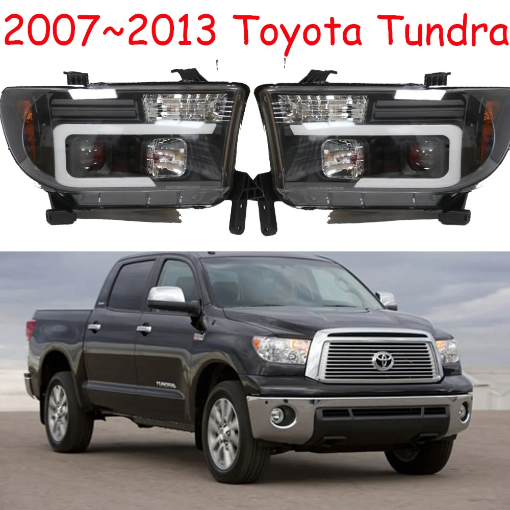 

Bumper lamp For Tundra Headlight 2007~2013,car accessories head lamp DRL Running lights Bi-Xenon Fog lights Tundra head light