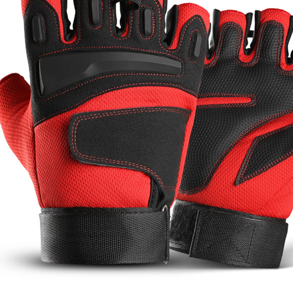 

Half Finger Protective Gloves Mountain Bike Riding Work Small Men's Outdoor