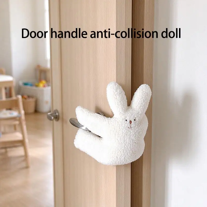 Cute Door Handle Anti-collision Doll Stretchable Door Stopper Gift Slamming Holiday Present for Christmas/Halloween/Thanksgiving