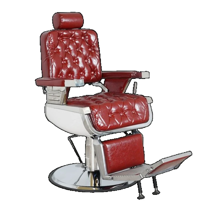 Aesthetics Swivel Barber Chair Pedicure Beauty Salon Stool Furniture Barber Chairs Men Professional Makeup Reclining Cadeira