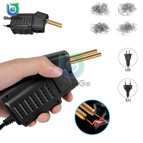 휴대용 플라스틱 용접기, 핫 에어 건, 핫 스테이플러, 플라스틱 용접기 납땜 다리미, 네일 범퍼 수리 자동차 도구 키트, 500W, 110V, 220V, 신제품