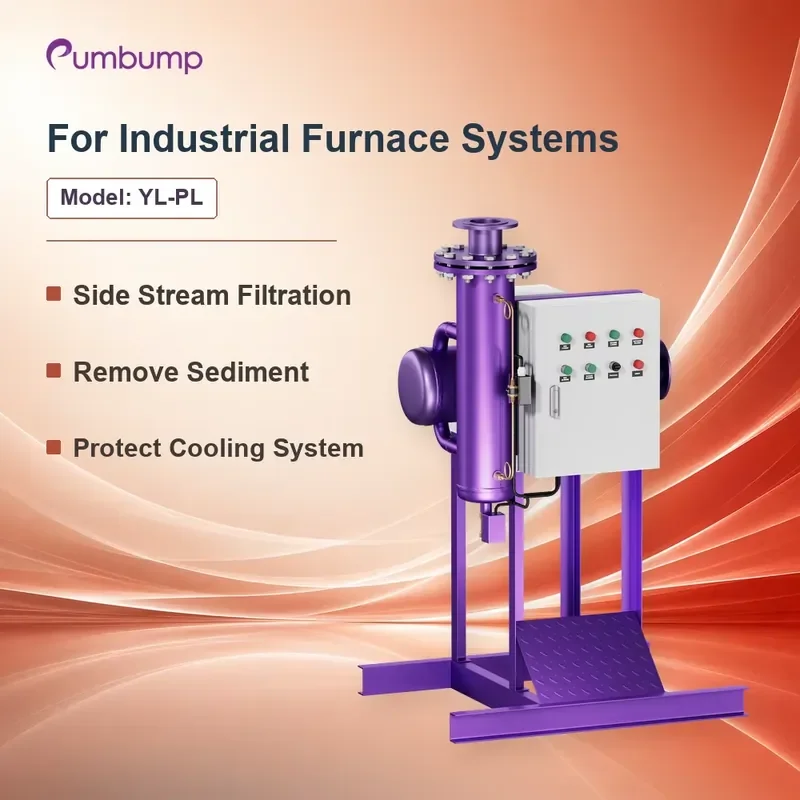 YL-PL Side Stream Filter for Industrial Furnace Cooling Water Sediment Continuous Filtration and System Protection