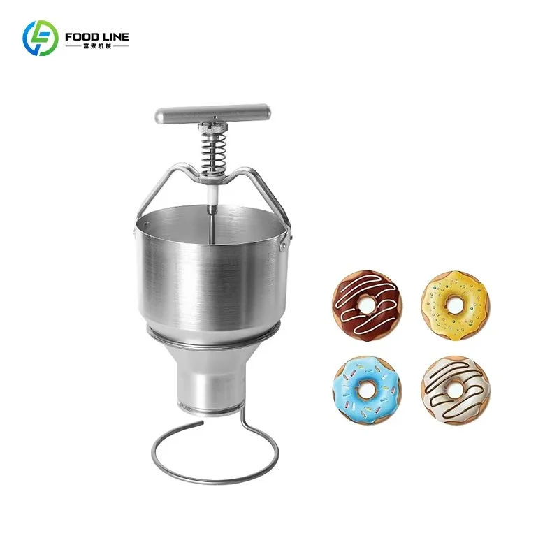 

Customized Heavy Duty Manual Donut Maker SUS 304 Stainless Steel Dough Dispenser for Bakery & Café