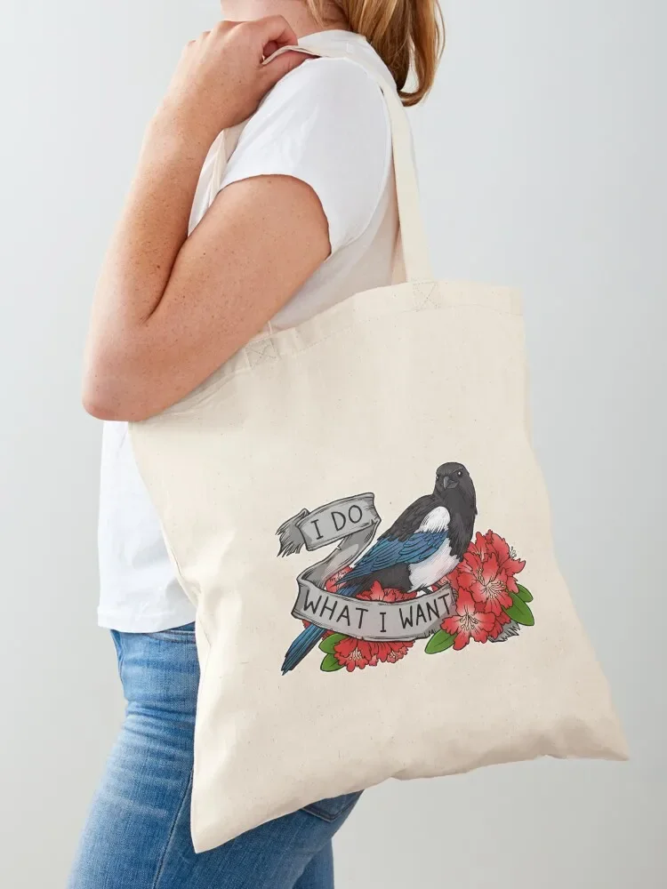 I Do What I Want Tote Bag Canvas bag for women cloth bag woman hand ladies Women's tote