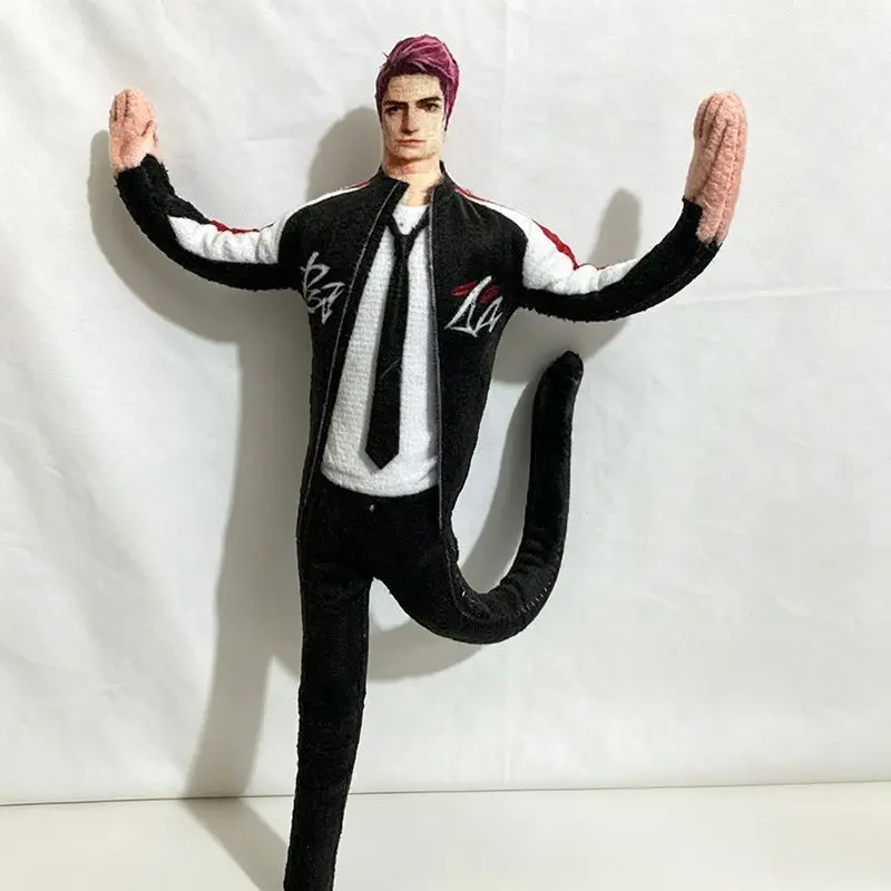 26cm Flexible Built-in Body Wire Cosplay Wolf Style Valko Plush Toys Love and Deepspace Game Cartoon Anime Figure Plushie Doll