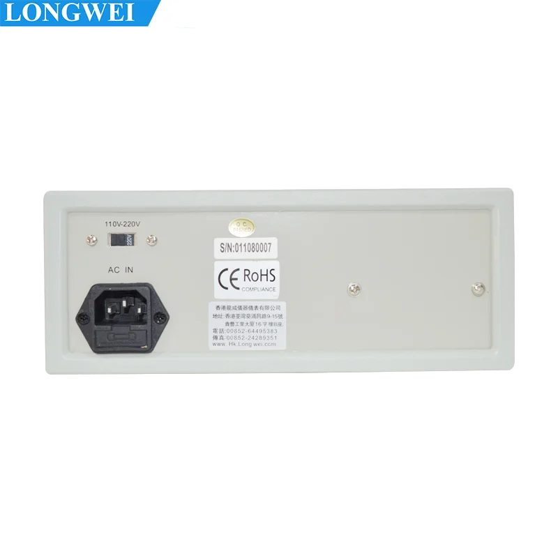 Longwei TAG-101D Low Frequency Digital Signal Generator High Accuracy Signal Source Square Sine Wave Low Distortion HD Display