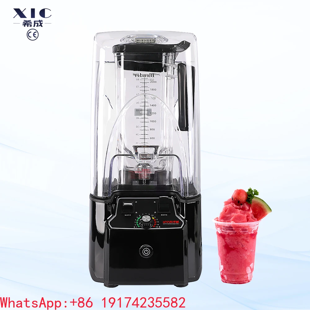 Multi Function 2.2L Electric Juicer Mixer Stainless Steel Smoothie Wall Breaking Blender Mixer With Sound Proof Cover